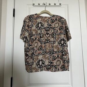 Alex and Ani Multicolor Patterned Blouse